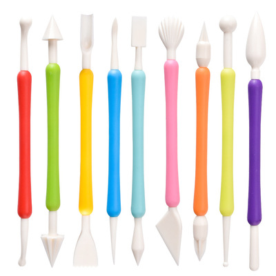 亞馬遜跨境烘焙工具 9件套翻糖組合雕刻小工具 翻糖雕刻雕花筆