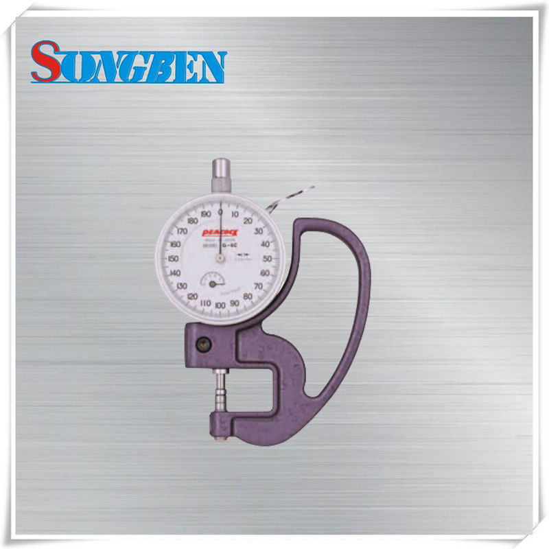 日本孔雀PEACOCK原装进口厚度计千分表G-6C