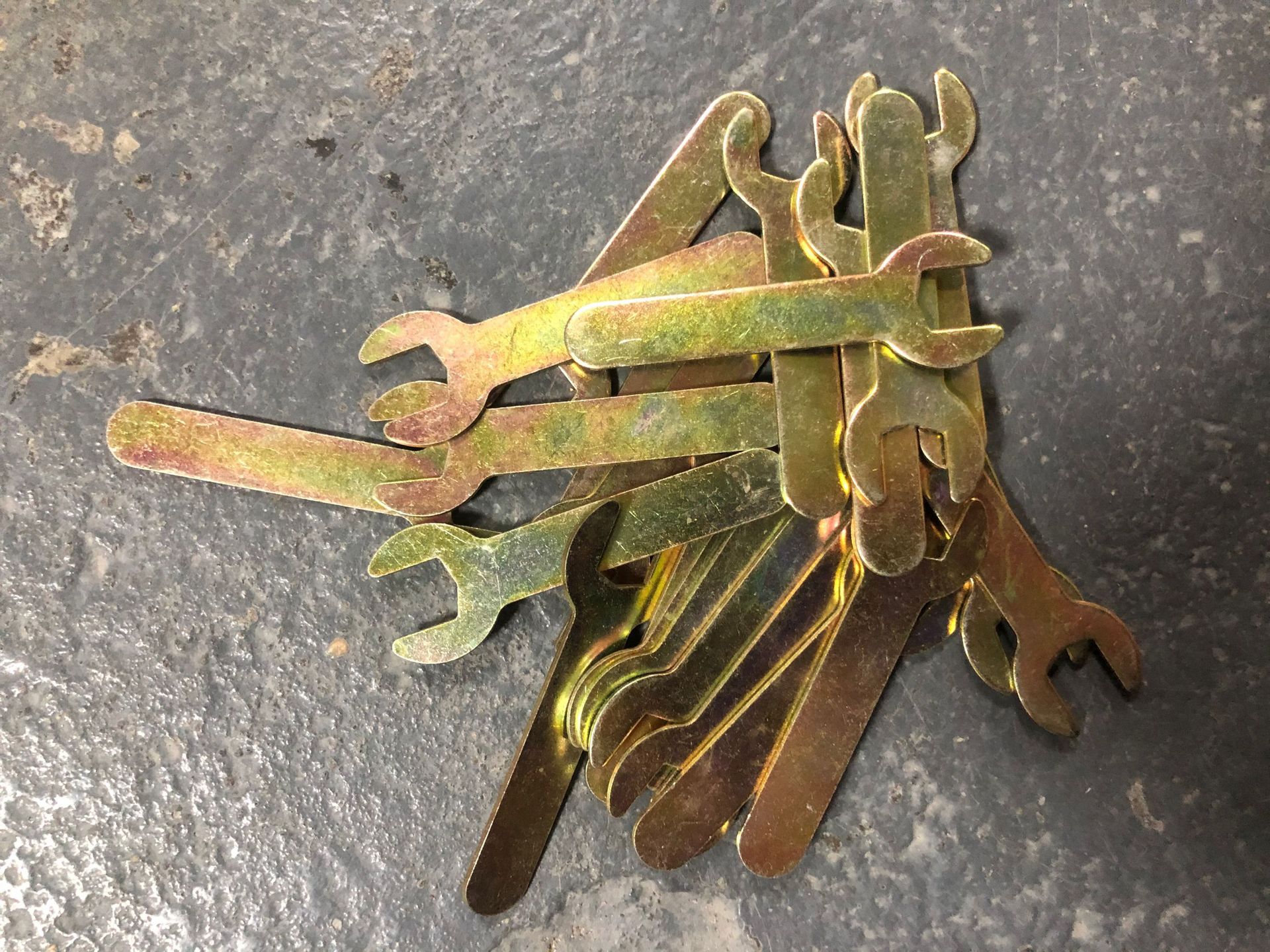 厂家热卖 开口扳手 简易外六角扳手 镀锌单头呆扳手 高硬度小