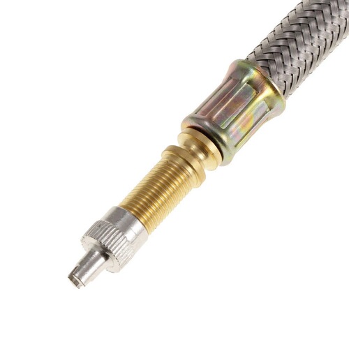 Tire valve extension tube rod air guide air valve truck pipe stainless steel valve