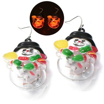 18g Weight Drop Earrings Classification 1 Pair Quantity Festival Occasion Plastic Material Christmas Festival Christmas Tree, Santa Claus Pattern Women'S Gender Fashion Style Fashion Christmas Tree Santa Claus Plastic Women's Drop Earrings 1 Pair 18
