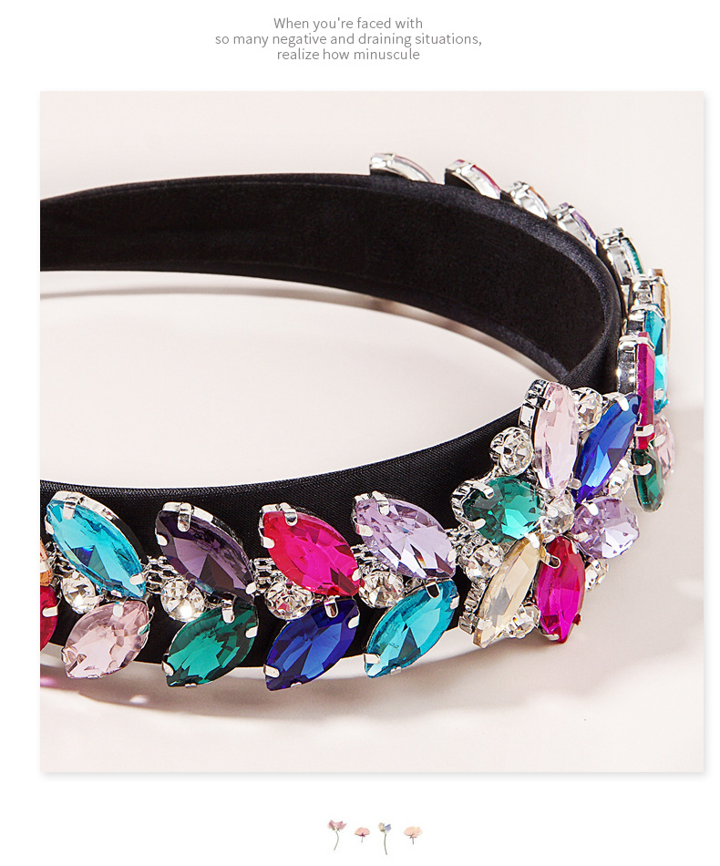 Fashion Baroque Rhinestone Headband display picture 6