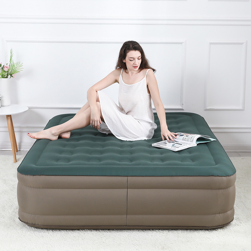 pvc贴合布加高充气床垫气垫床加厚双人家用单人汽垫床户外|ms