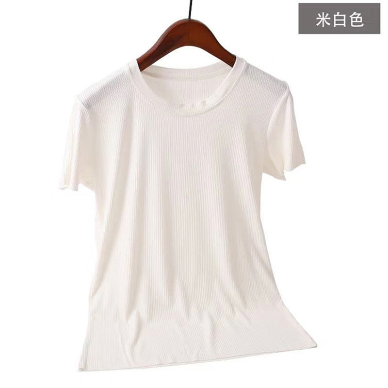 T-shirt femme MANMO en Modal - Ref 3433955 Image 10