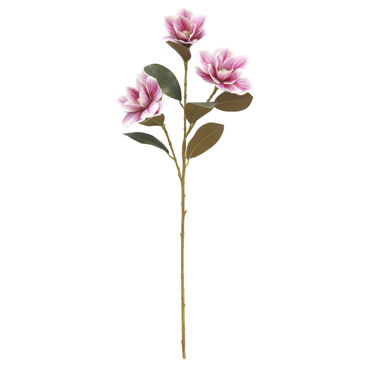 3D printed Magnolia flower art engineering decoration simulation Magnolia home decoration fake flower manufacturers direct supply 5