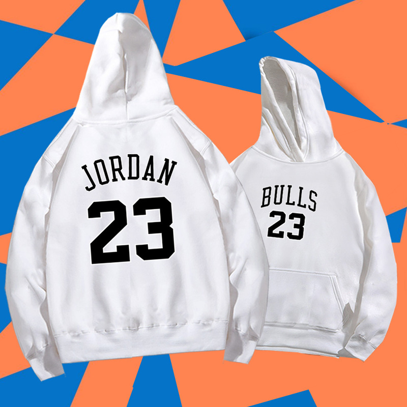 Y Hooded Sweater Men's and Women's Autumn Fashion Loose Shoulder Casual Hoodie Basketball Sports No.23 Star Coat