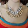 Retro accessory, trend necklace hip-hop style, Amazon, European style