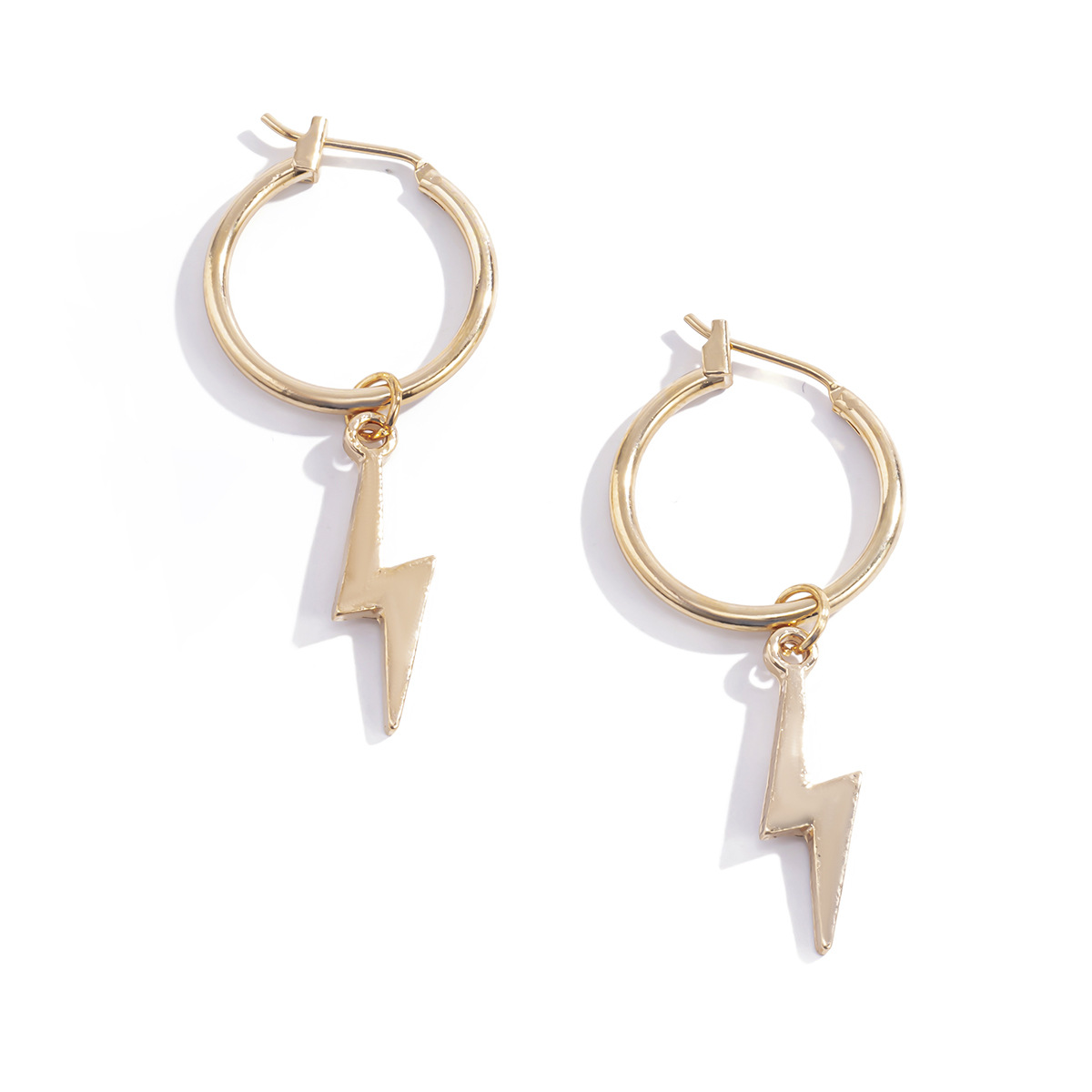 Boucles D&#39;oreilles Simples Petites Foudre display picture 2