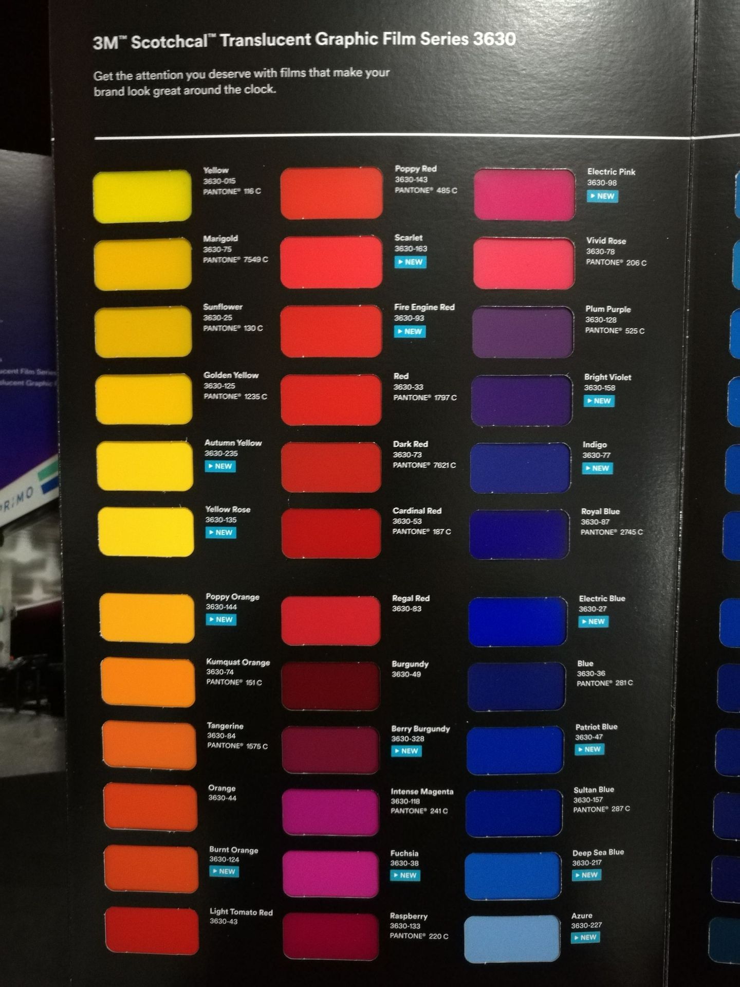 供应3M即时贴 磨砂贴 灯箱布 地板贴膜