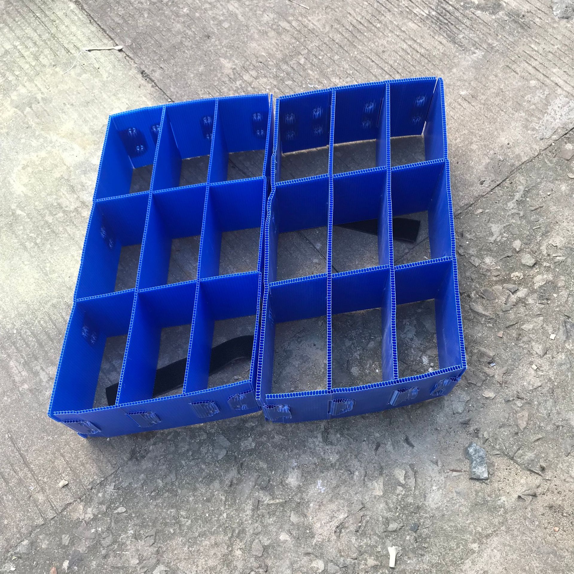 重庆PP防静电中空刀卡 成都塑料组合式刀卡 塑胶可拆卸中空板刀卡