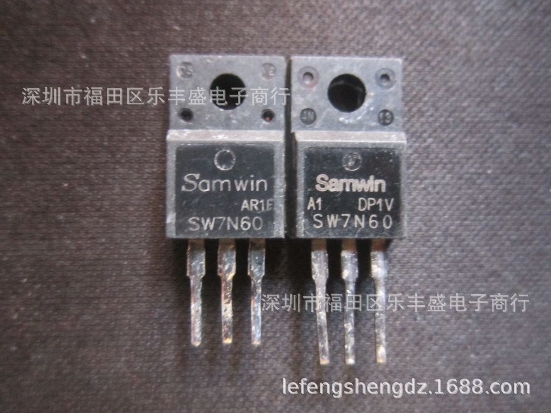 SW7N60 拆机Samwin TO-220F N通道 功率MOS 7A 600V