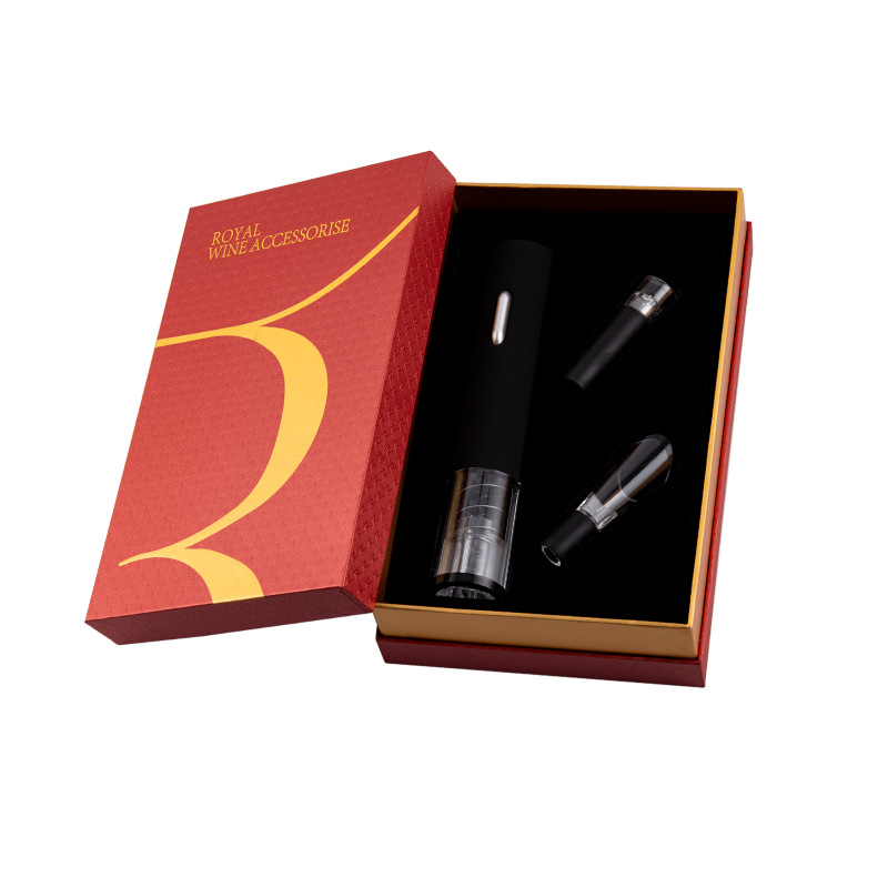 睿力厂家创意自动电动红酒开瓶器充电葡萄酒酒具启瓶器套装