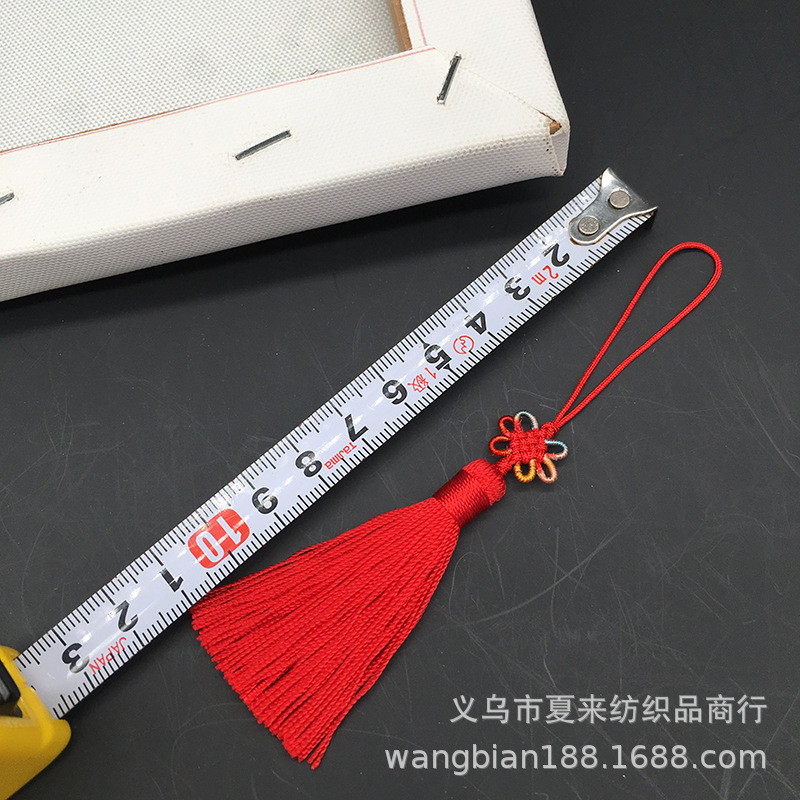 手工制作Diy串珠配件 小中国结彩色花结 中国结手机挂绳 书