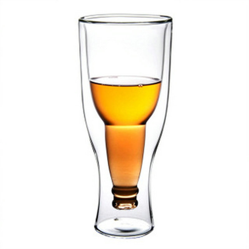 Creative glass wineglass