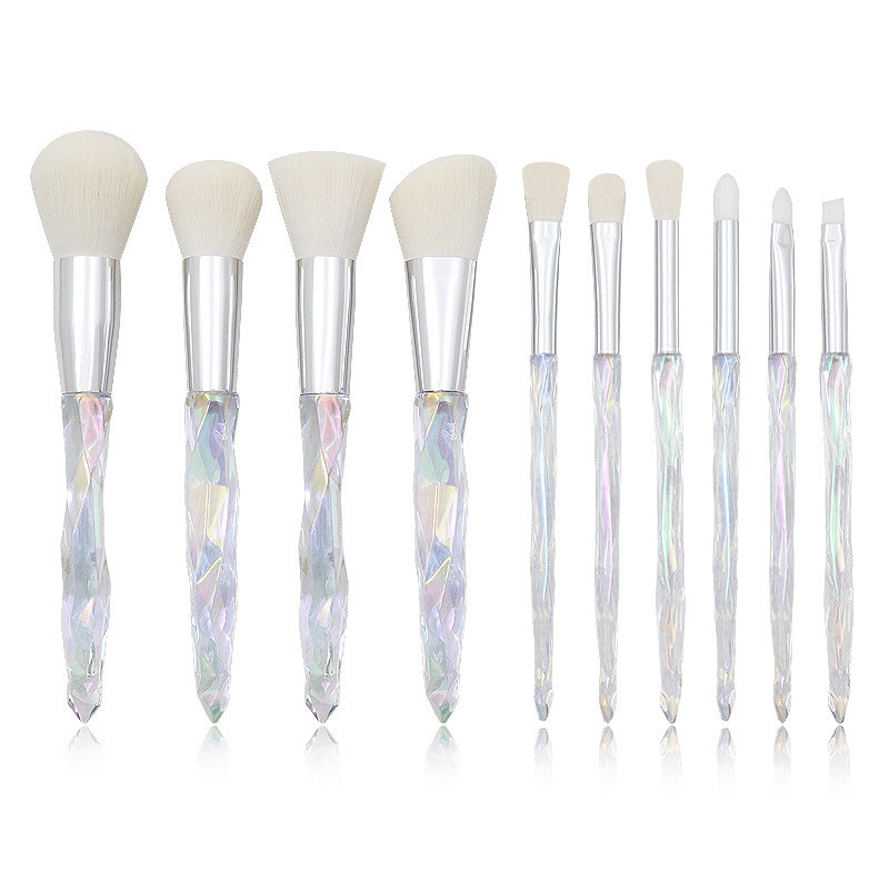 Crystal Diamond Handle Makeup Brush Set