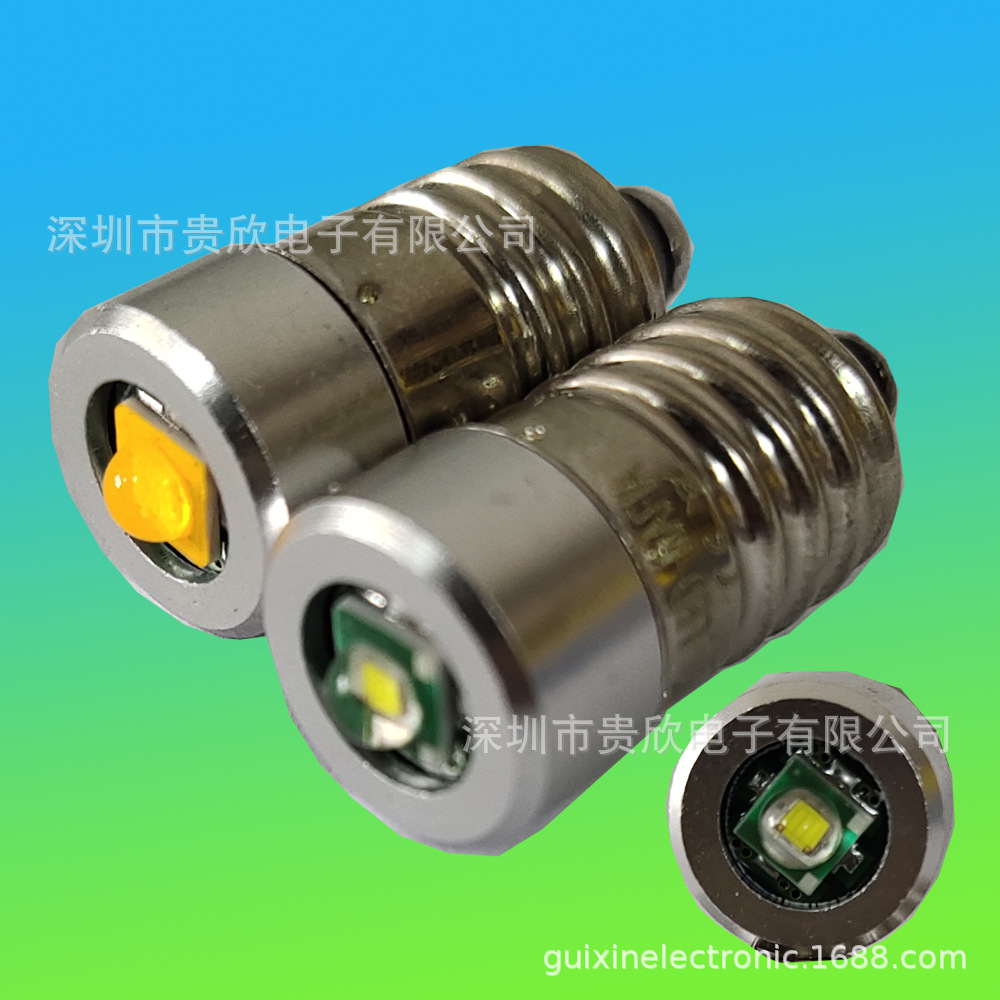 超亮手电筒灯泡恒流E10 LED 灯泡 3V 4.5V 6V 24V 12V 18V电池|ms