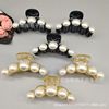 Crab pin from pearl, ponytail, European style, wholesale