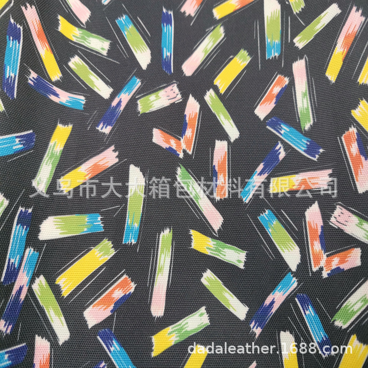 600DPU digital printing, eco-friendly PU Oxford fabric, digital printing, sample and design provided, bulk goods available detail image 6