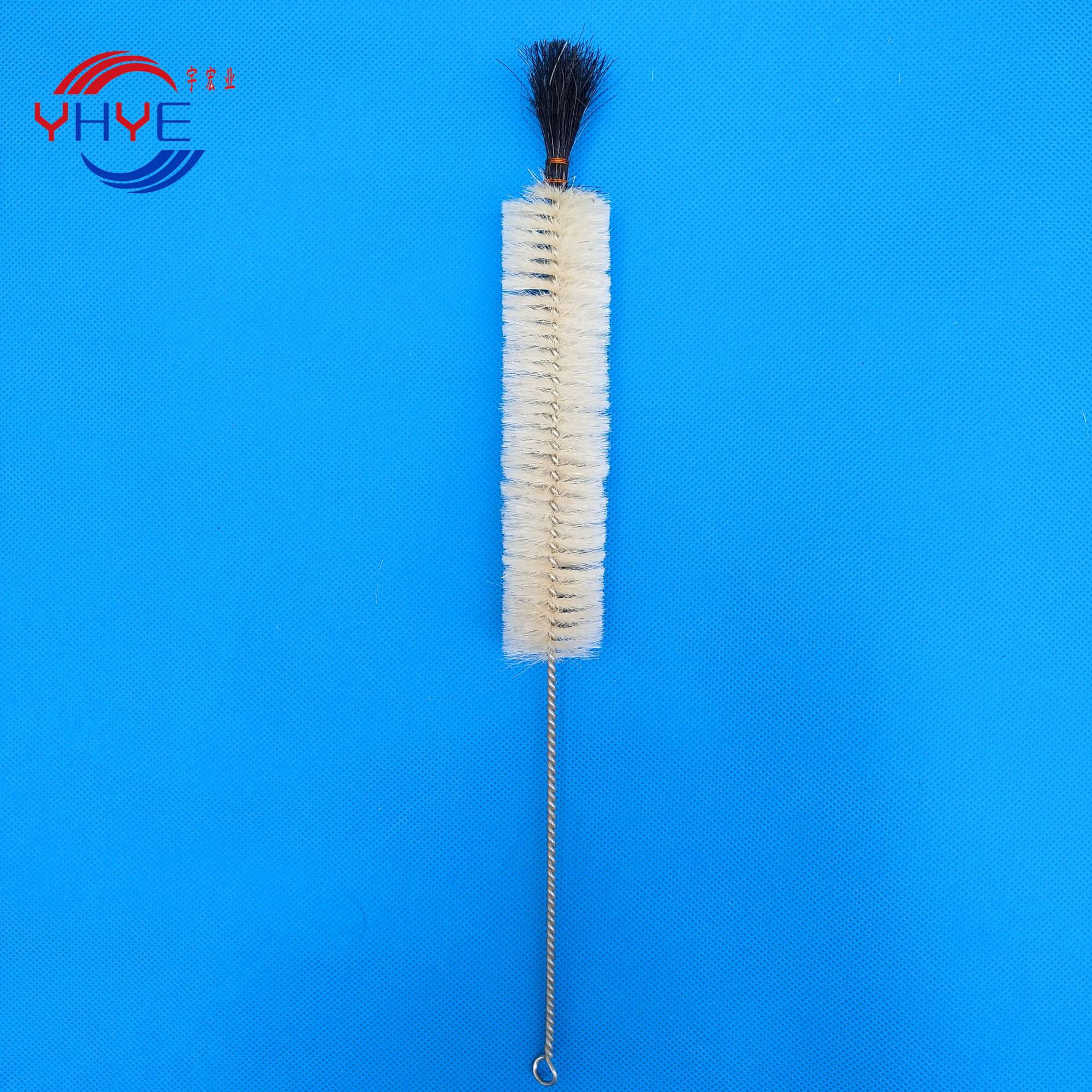 Lab brush Swine bristle bottle washing brush Glass Cleaning brush Wool test tube Cleaning brush