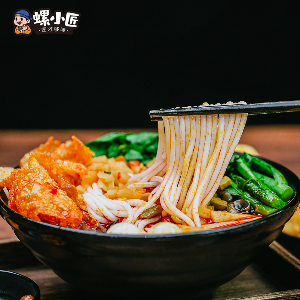 Liuzhou snail powder 360g Quantity Quail eggs Hot and sour Delicious Rice noodles