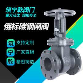 俄标明杆硬密封闸阀 Z41-16C 碳钢阀门法兰闸阀dn100 河北筑宁乾