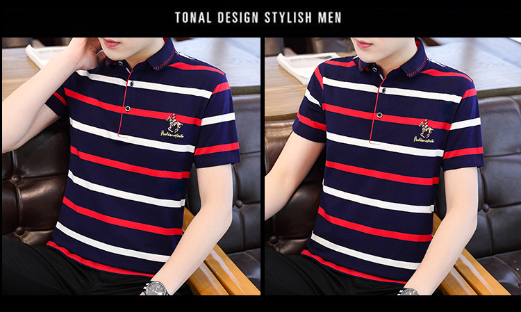 Polo homme en coton - Ref 3442947 Image 24