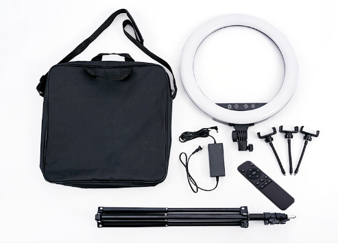 라이트 보충제 + 휴대폰 클립 + 리모콘 + 천 가방 + 접이식 브라켓