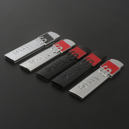 Suitable for Audi A4L/A6L/A3/Q3/Q5/Q7 modified Sline fender car labeling side label