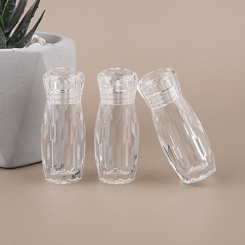 5ml Acrylic Sparkle Packaging Jar Cream Essence Empty Bottle Crystal Sand Bottle MS New Material Diamond Cream Jar