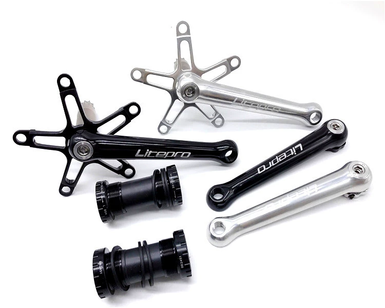 Шатун из алюминиевого сплава легкий полый цельный кривошипный маленький тканевый Полый зуб пластина 130BCD