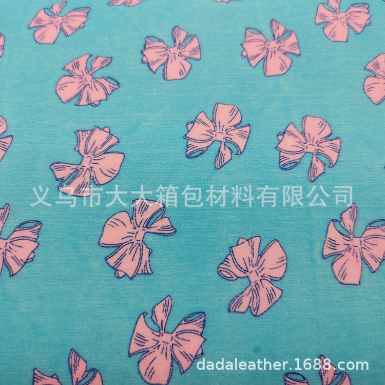 Korean velvet printing [Factory Direct Seller] Chiffon fabric, Korean velvet surface fabric, outer packaging fabric for luggage detail image 5
