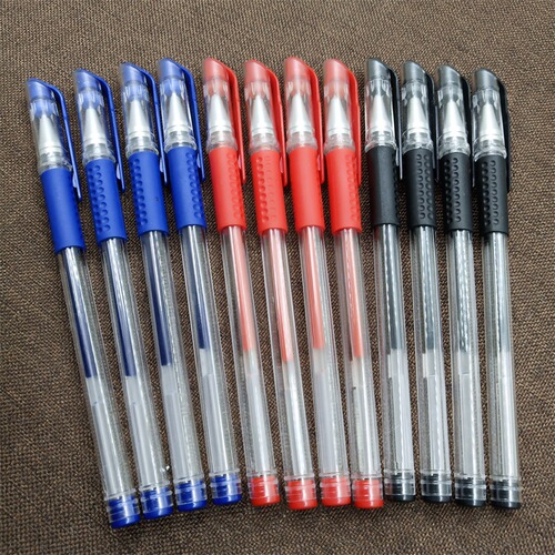 Boxed European standard 0.5mm bullet gel pen business office student stationery water-based exam signature writing pen