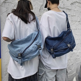 Backpack Women's Messenger Bag Artistic Style Shoulder Bag Korean Casual College Style Student's Backpack Fashionable Crossbody Bag for Men