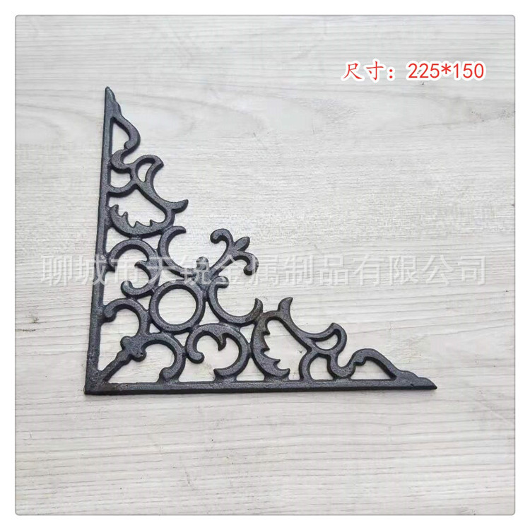 北京现货铸铁花件 大门边花 角花 中心花 门头花 门楼牌坊配件