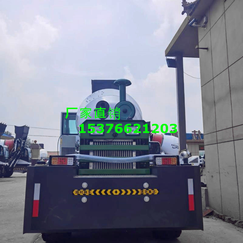 Cement mixing transport vehicle 270 rotating upper and mixing…