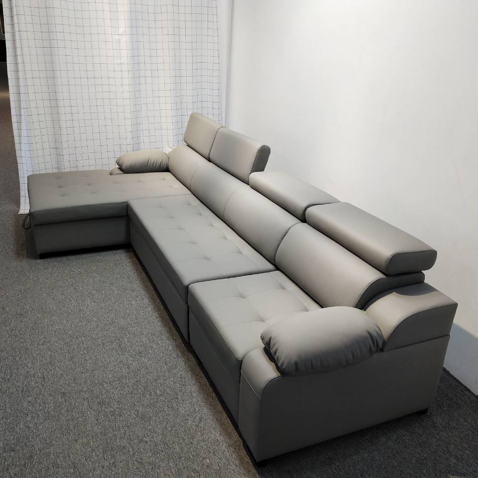 Art de cuero plegable de doble uso sofá cama de alta calidad sofá de esquina de almacenamiento tipo pequeño sofá cama multifuncional combinación