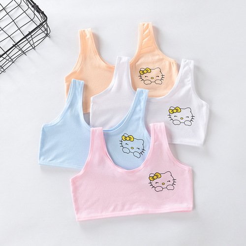 Girls' underwear development period small vest female students 12-16 years old middle school girls junior high school students little girls bra