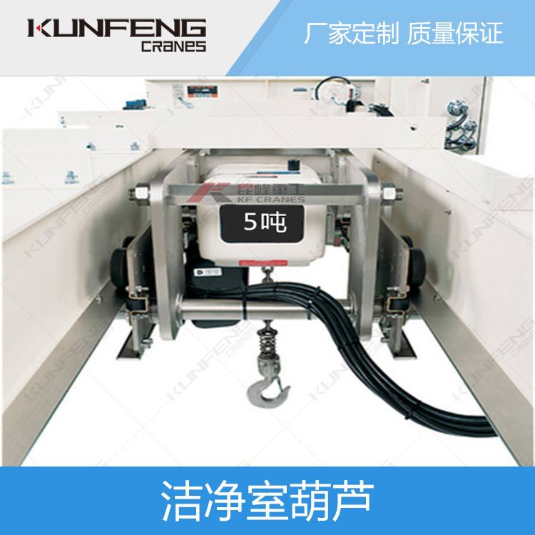 苏州无尘室钢丝绳葫芦 5吨 10吨 15吨洁净室钢丝绳葫芦起重机厂家