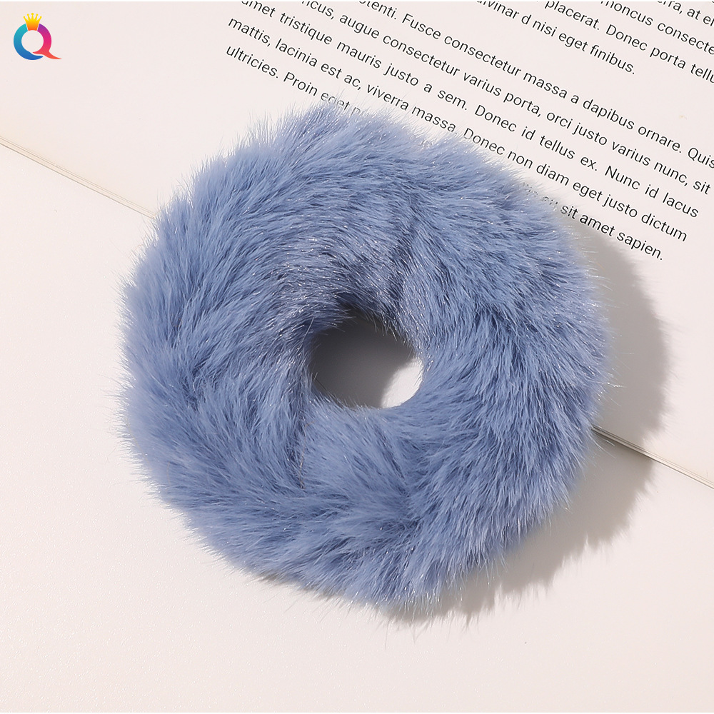 Soft Imitation Rabbit Fur Hair Rope display picture 2