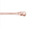 Fashionable golden necklace, chain for key bag , light luxury style, Chinese style, three colors, pink gold, internet celebrity