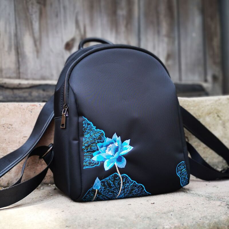Ethnic Style Casual Women's Backpack Designer Women's Bag Chinese Style Bag Waterproof Design Multifunctional