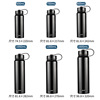 Glass suitable for men and women, capacious handheld thermos, teapot for traveling with glass