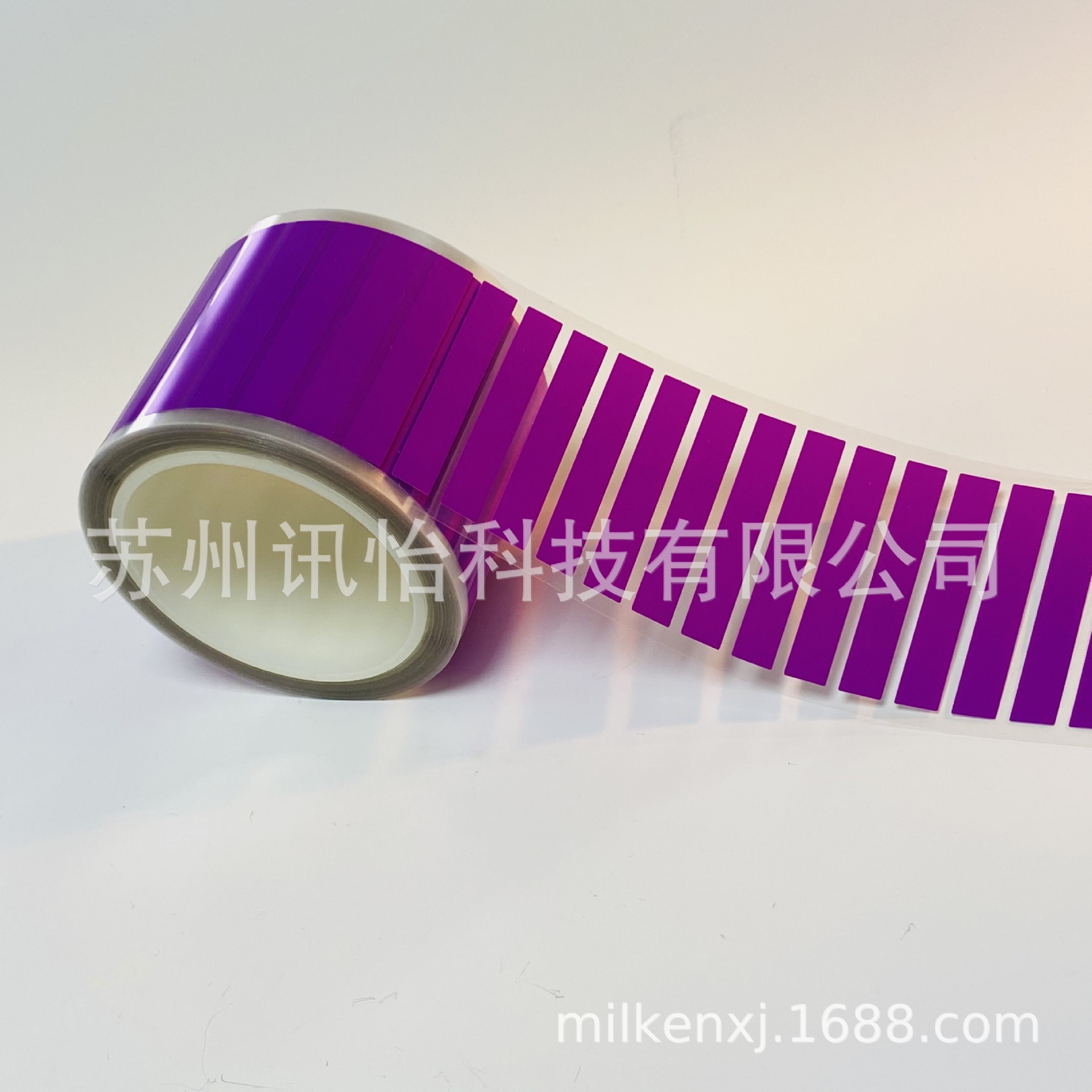 敦煌市AVERY水溶胶热敏标签OEM代工彩印fasson染色标签轮转彩印厂