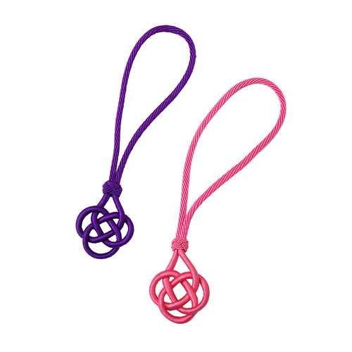 Small Chinese knot double money knot pineapple head hanging accessories DIY handmade gift car hanging rope handle rope