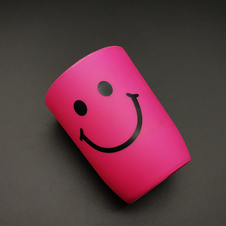 Vasos para enjuague bucal creativos con diseño de boca sonriente, vasos de plástico para cepillo de dientes o cerveza, porta vasos de caricatura.