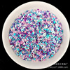 Epoxy resin for manicure, slime for contouring, nail sequins, handmade, 3mm, 12 colors