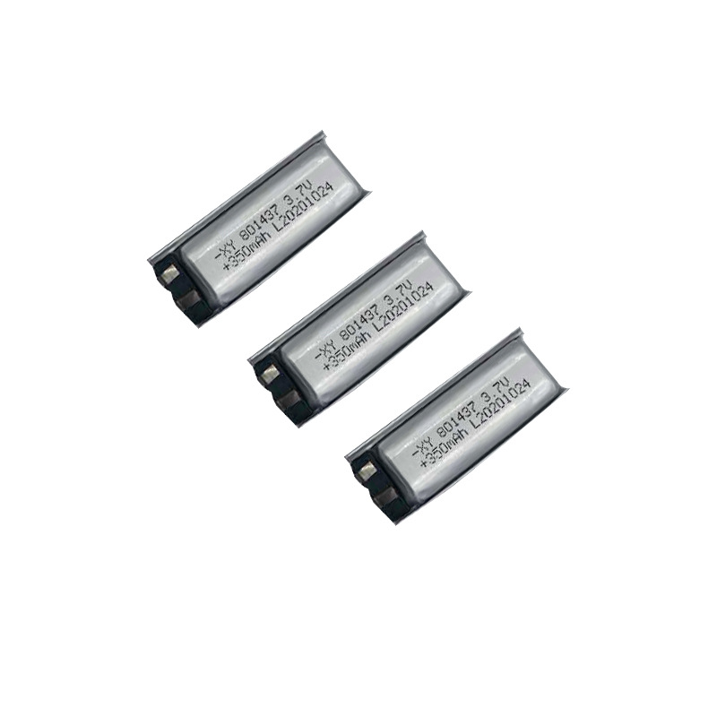 801437軟包點讀筆電池 350mah打火機10C高倍率聚合物锂電池