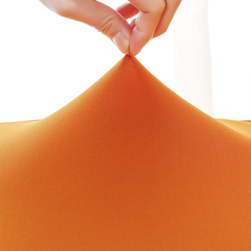 Solid Color Elasticated Skirt Chair Cover Modern Minimalist Restaurant Banquet Home Use Universal Chair Cover Wholesale