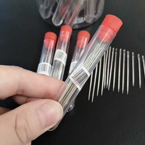 Hand sewing needle, tube needle, clothing needle, large hole needle, old man sewing quilt, big eye needle, embroidery needle, big nose steel needle