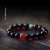 Organic bracelet, turquoise red fashionable natural ore suitable for men and women, city style